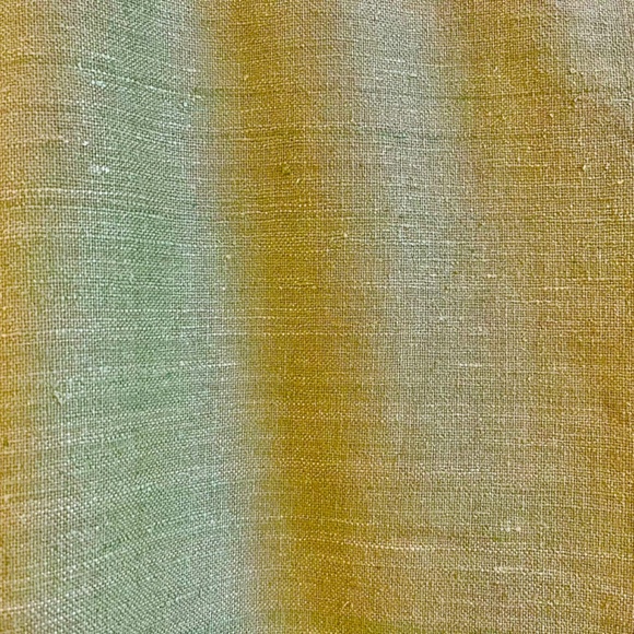 Vintage lime green silk/cotton mini skirt - Picture 4 of 4